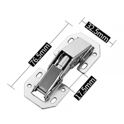 Ordinary Cold Rolled Steel Hinge Fixed Large Bend Door Hinge Cabinet Ordinary Two Section Force Hinge